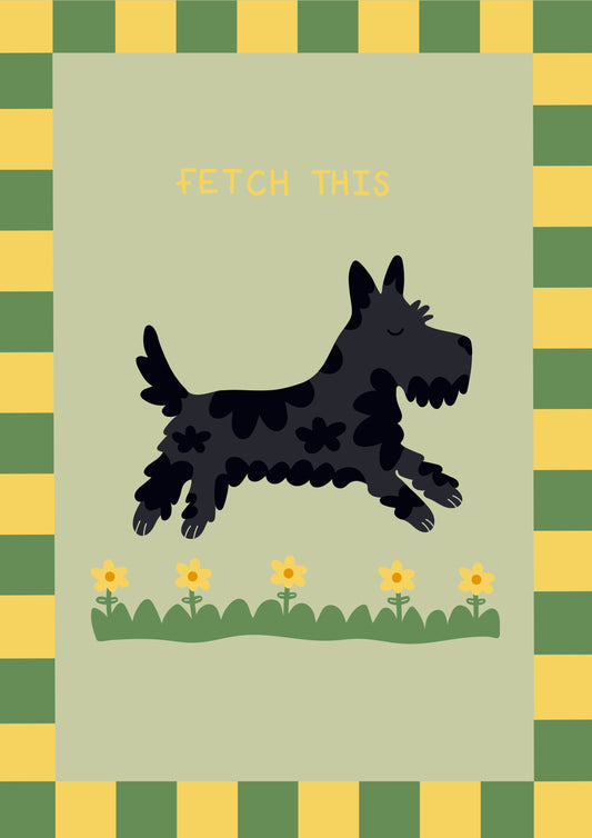 Fetch This Scottish Terrier