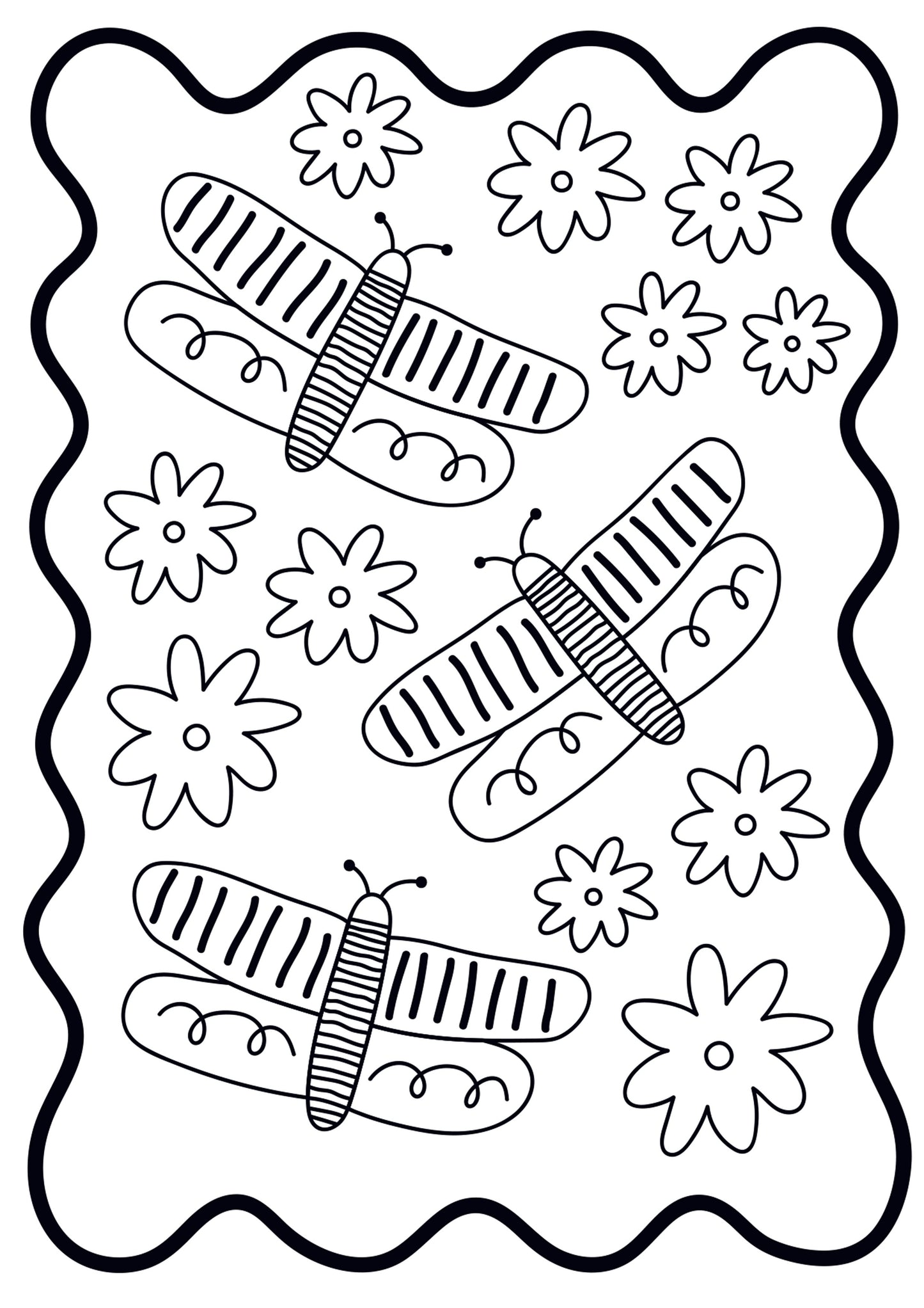 Animals and Insects Colouring In Sheets