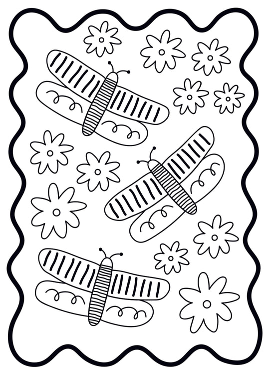 Animals and Insects Colouring In Sheets