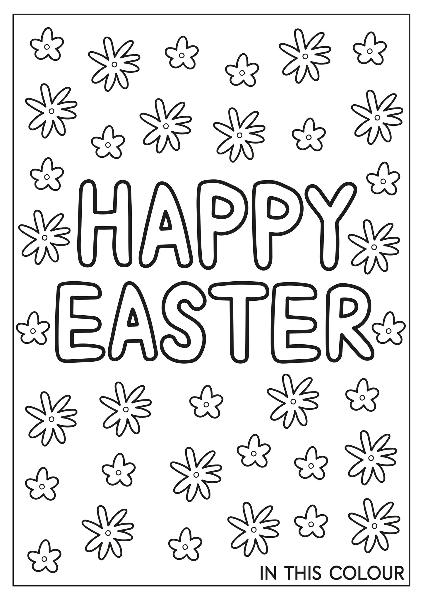 Easter Colouring In Sheets