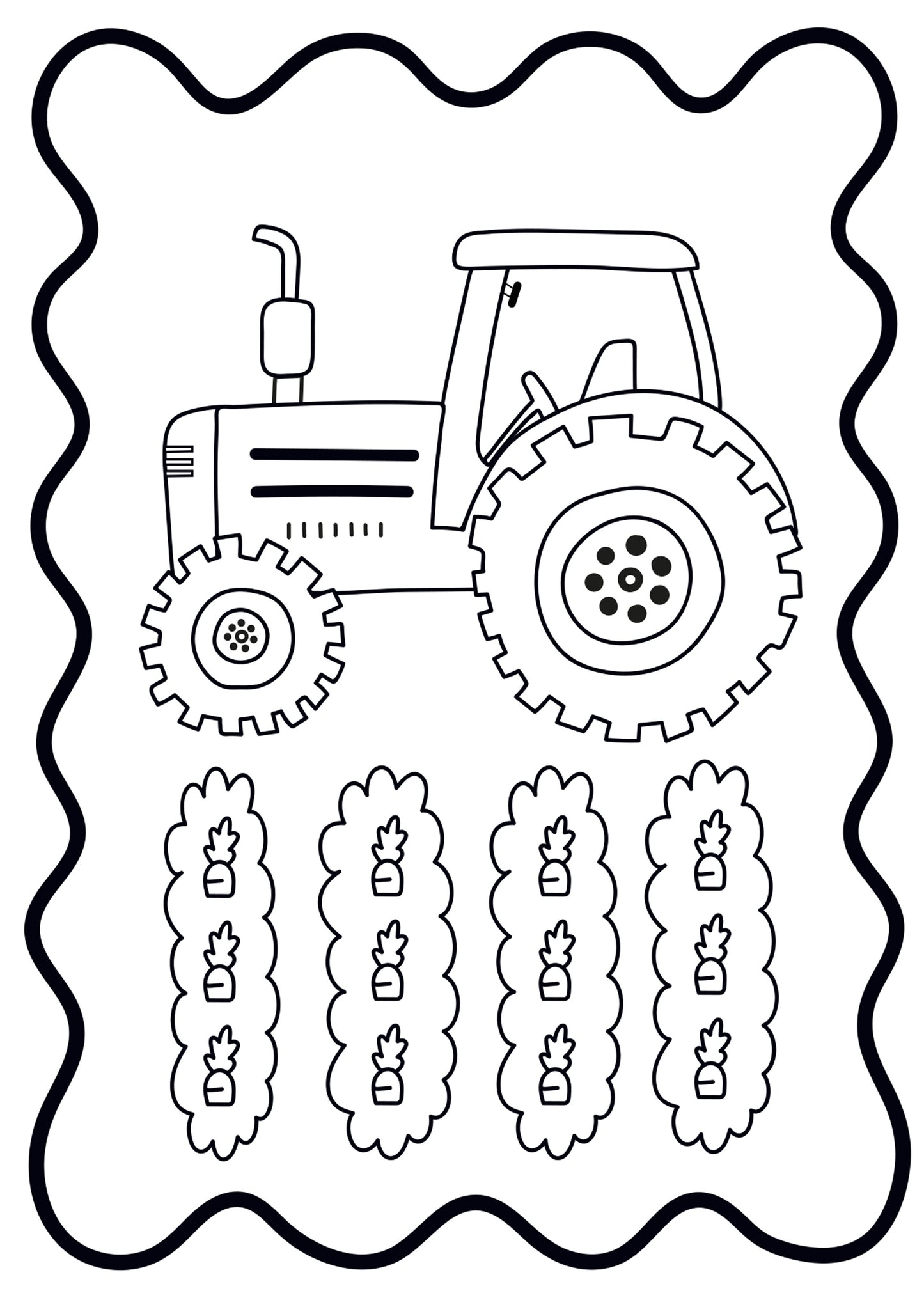 Vehicles Colouring In Sheet