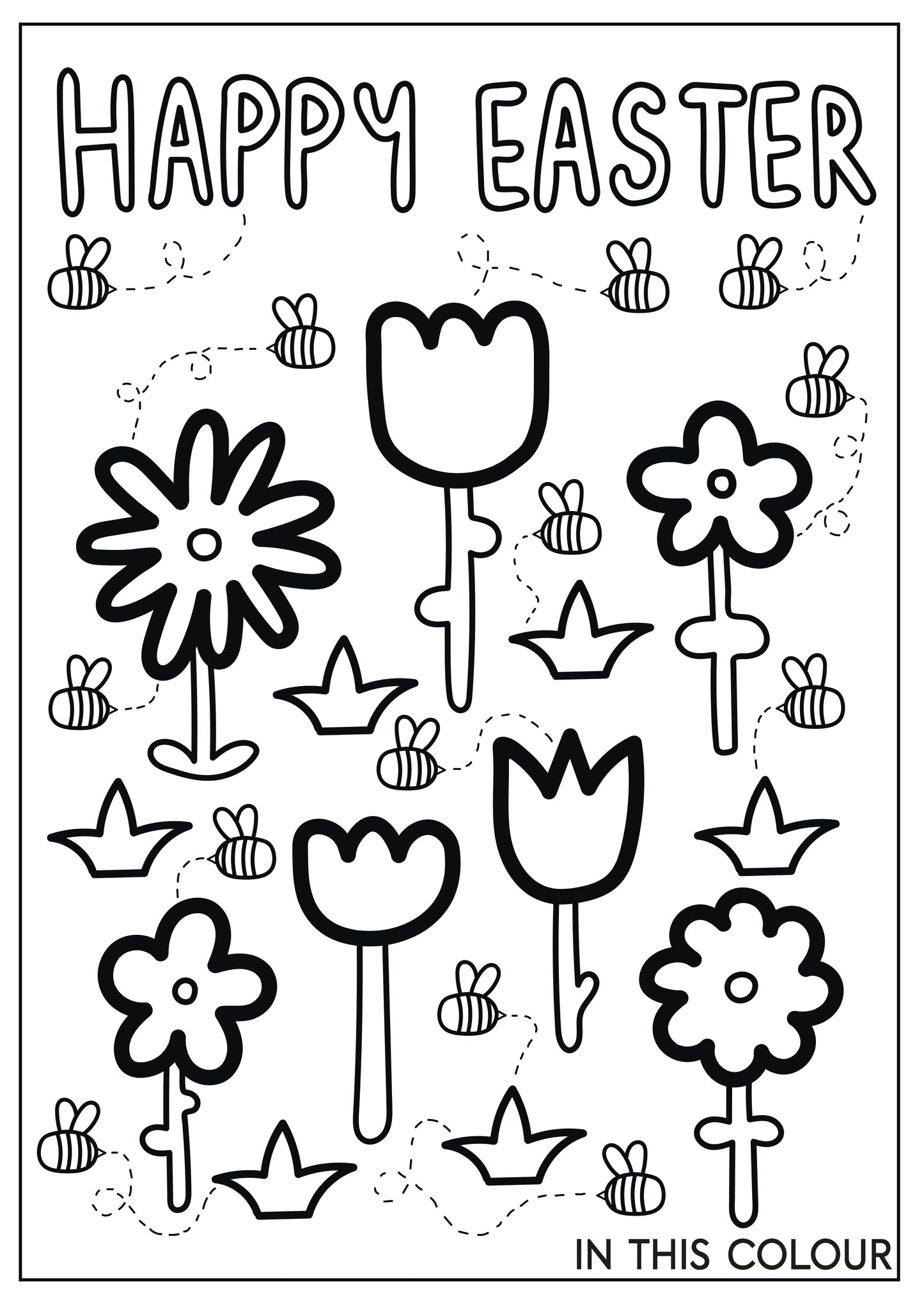 Easter Colouring In Sheets